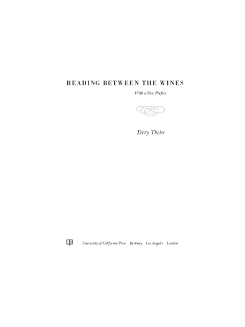 Cover image for book Reading between the Wines, With a New Preface