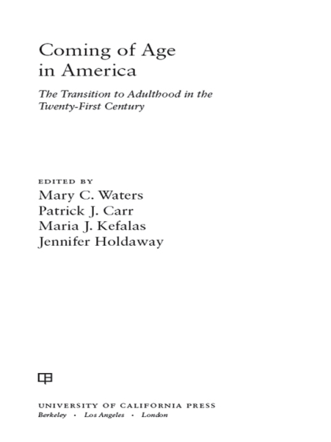Cover image for book Coming of Age in America
