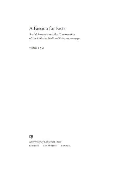 Cover image for book A Passion for Facts