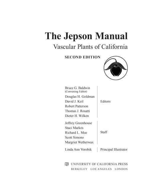 Cover image for book The Jepson Manual