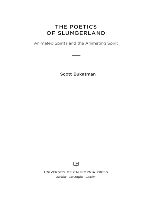 Cover image for book The Poetics of Slumberland