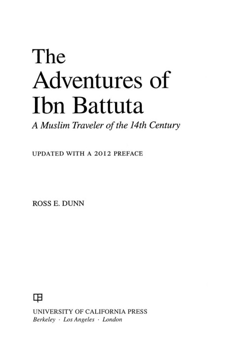 Cover image for book The Adventures of Ibn Battuta