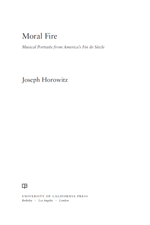 Cover image for book Moral Fire