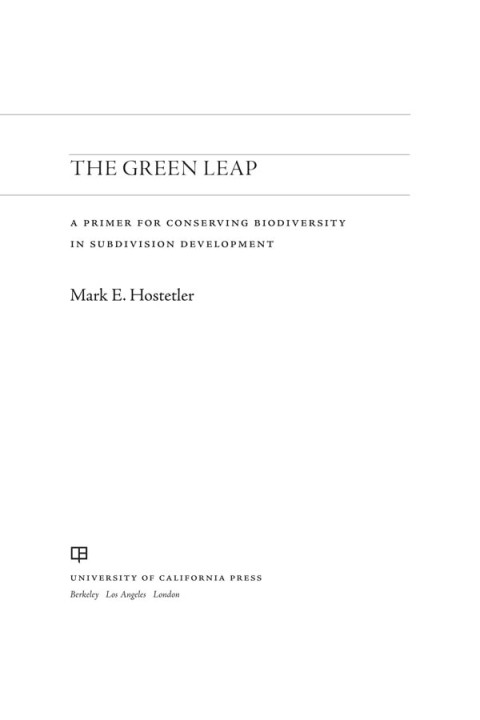 Cover image for book The Green Leap
