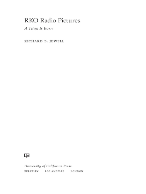 Cover image for book RKO Radio Pictures