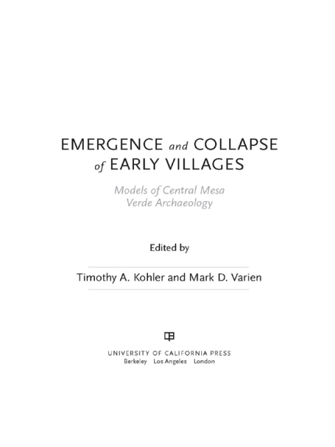 Cover image for book Emergence and Collapse of Early Villages