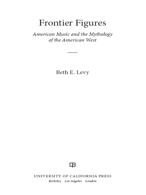 Cover image for book Frontier Figures