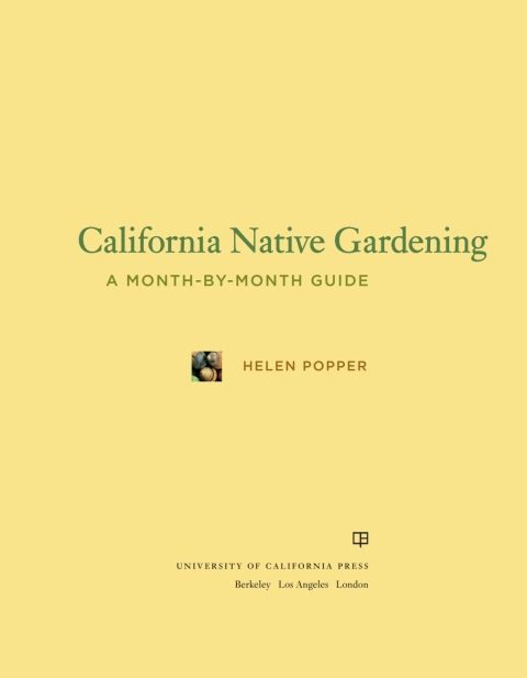 Cover image for book California Native Gardening