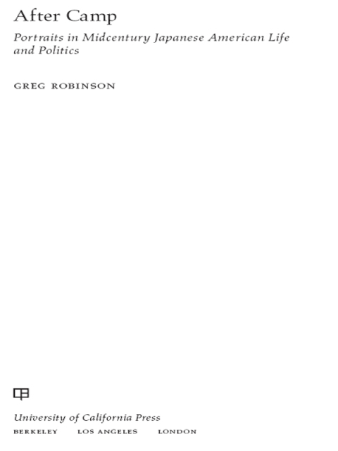 Cover image for book After Camp
