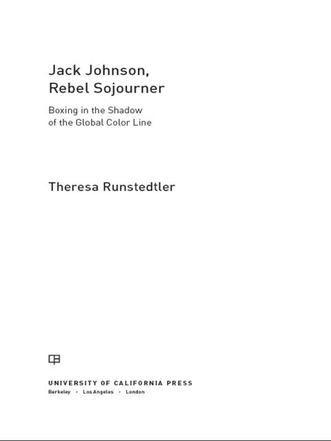 Cover image for book Jack Johnson, Rebel Sojourner