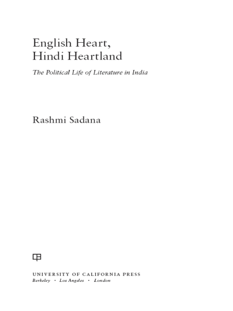 Cover image for book English Heart, Hindi Heartland
