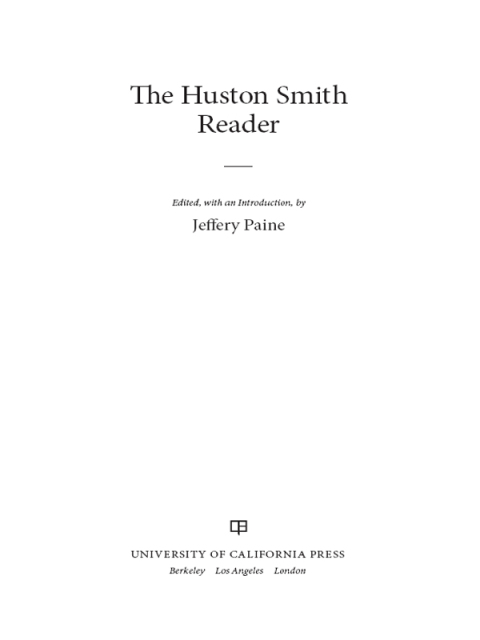 Cover image for book The Huston Smith Reader