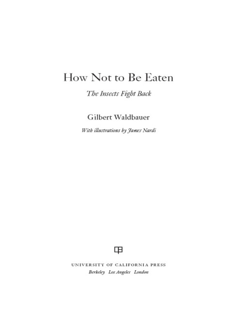 Cover image for book How Not to Be Eaten