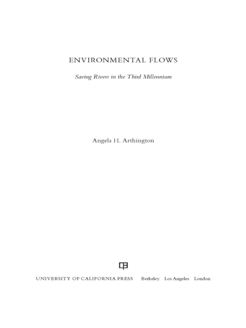 Cover image for book Environmental Flows