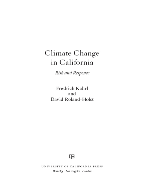 Cover image for book Climate Change in California