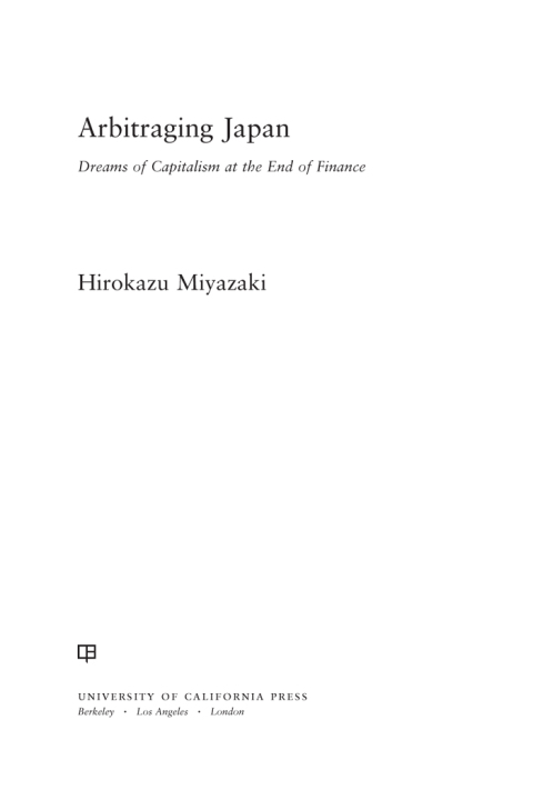 Cover image for book Arbitraging Japan