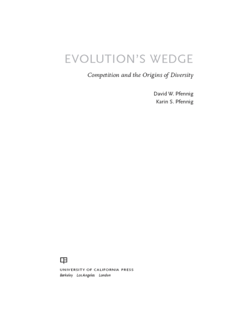 Cover image for book Evolution's Wedge