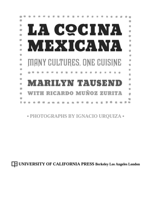 Cover image for book La Cocina Mexicana