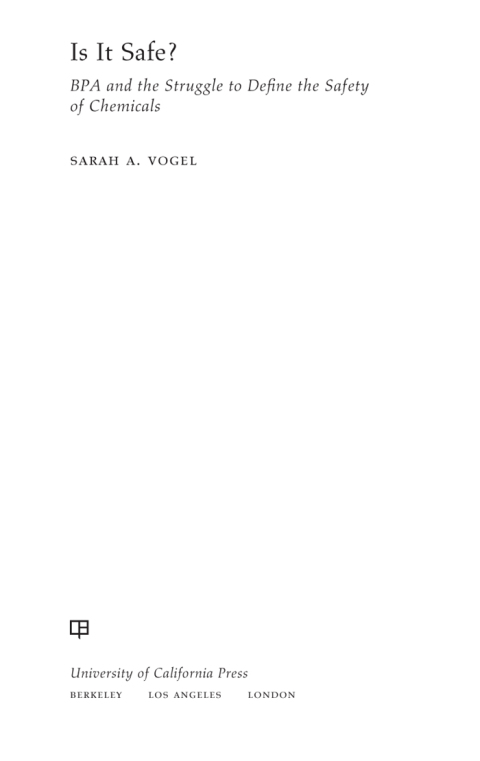 Cover image for book Is It Safe?