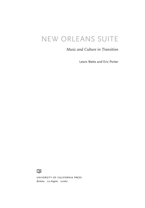 Cover image for book New Orleans Suite