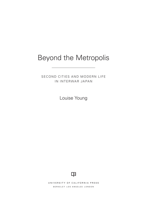 Cover image for book Beyond the Metropolis