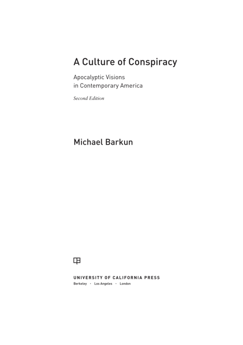 Cover image for book A Culture of Conspiracy