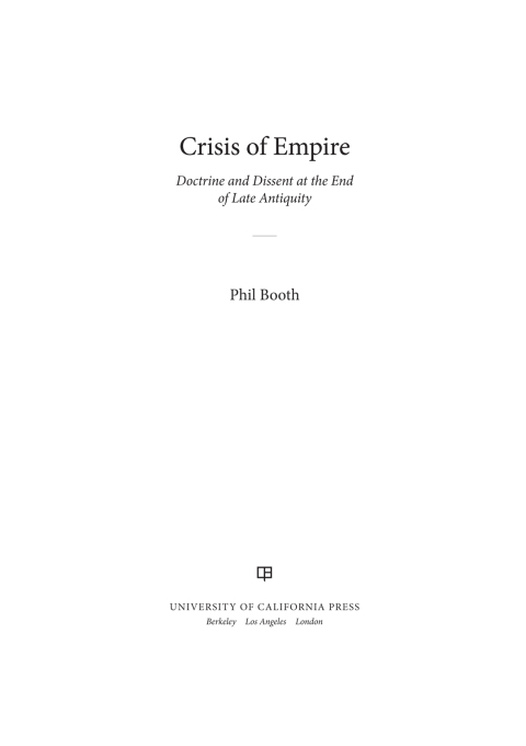 Cover image for book Crisis of Empire