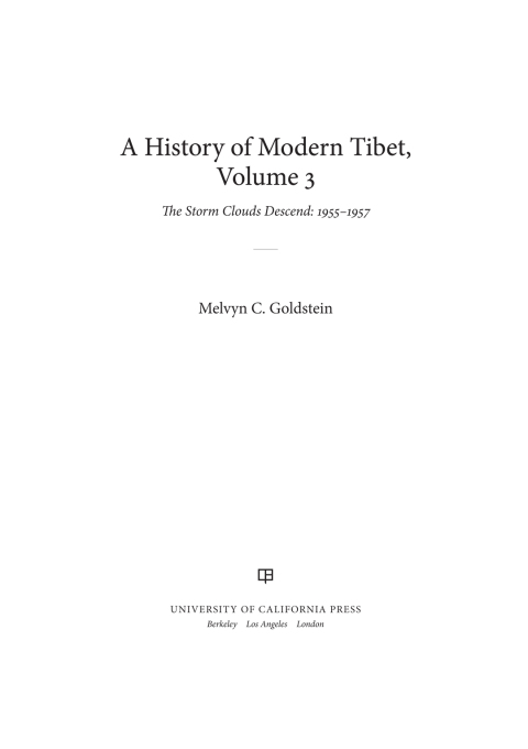 Cover image for book A History of Modern Tibet, Volume 3