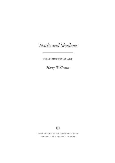Cover image for book Tracks and Shadows