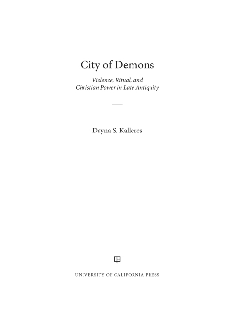 Cover image for book City of Demons