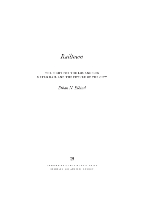 Cover image for book Railtown