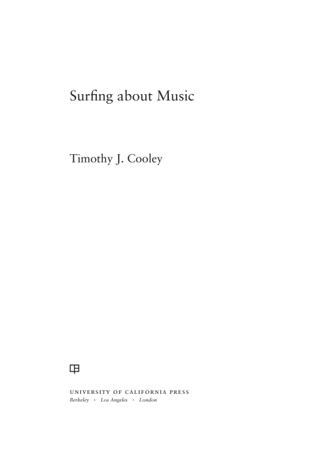 Cover image for book Surfing about Music