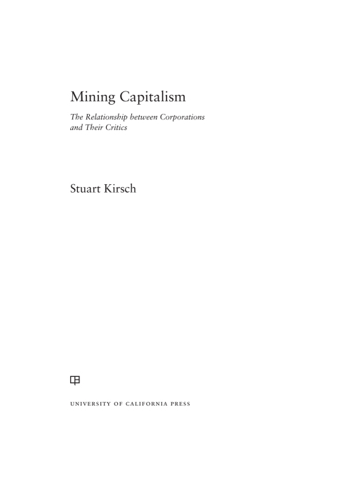 Cover image for book Mining Capitalism