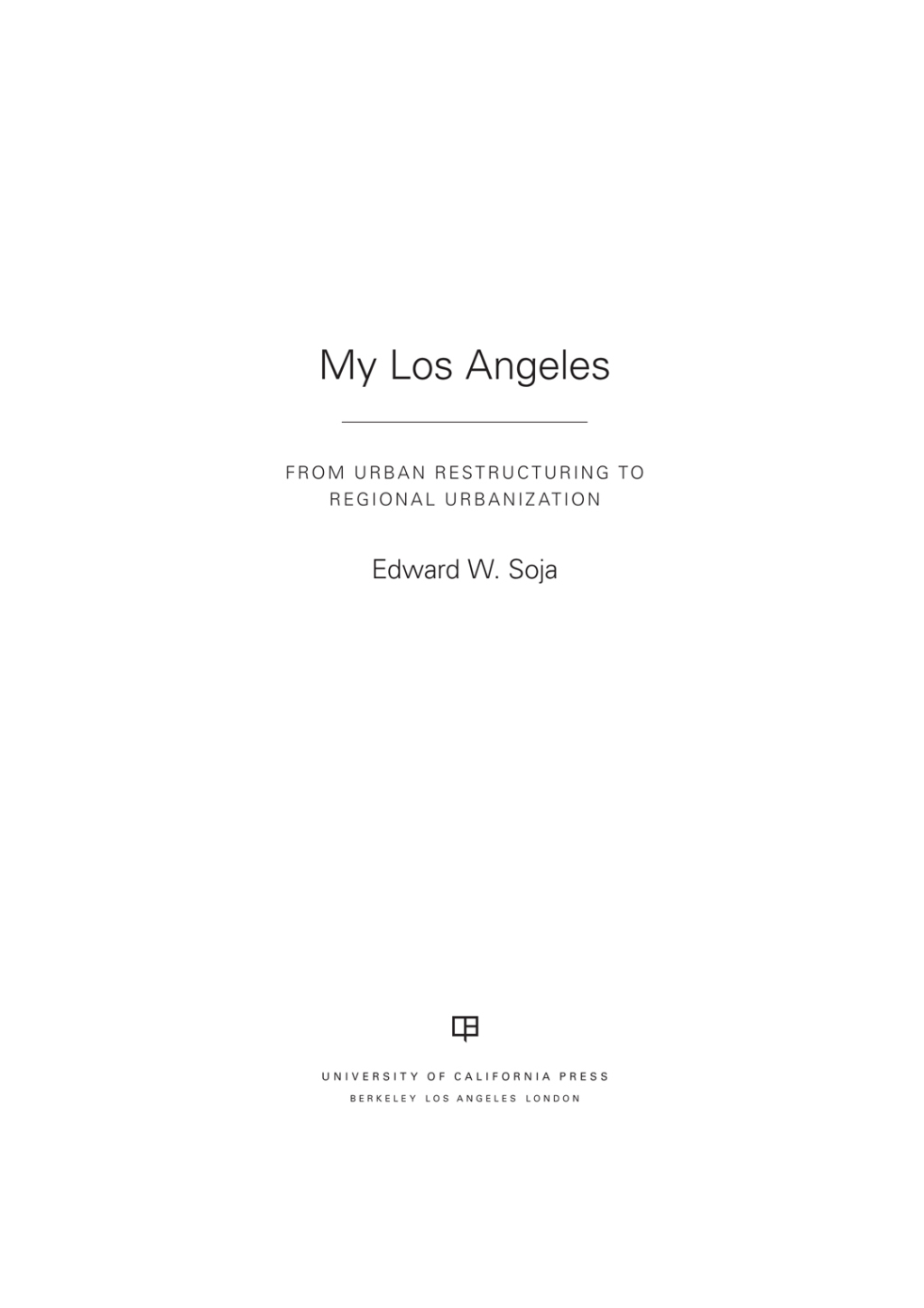 Reflowable My Los Angeles; $38.79