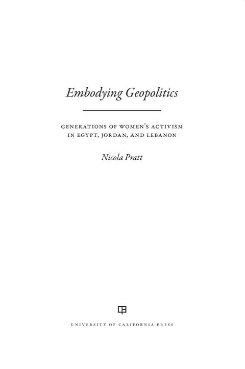 Cover image for book Embodying Geopolitics