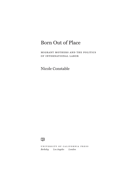 Cover image for book Born Out of Place