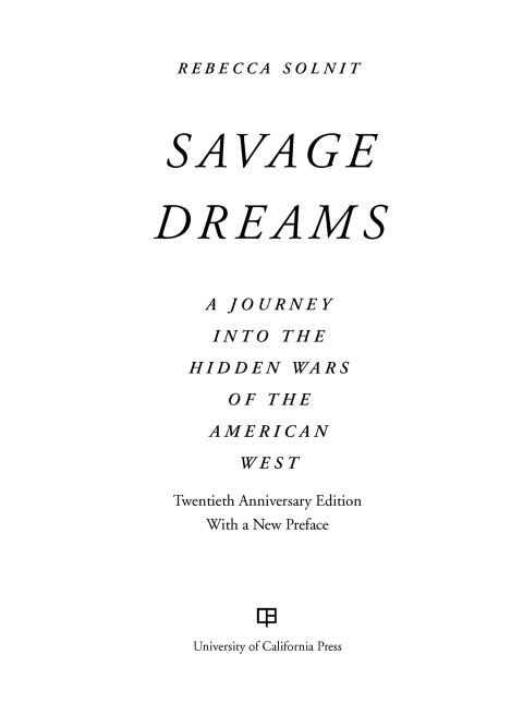 Cover image for book Savage Dreams