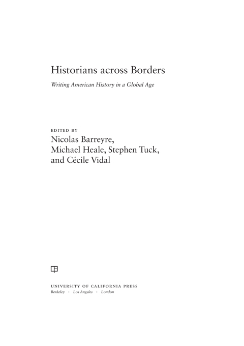 Cover image for book Historians across Borders