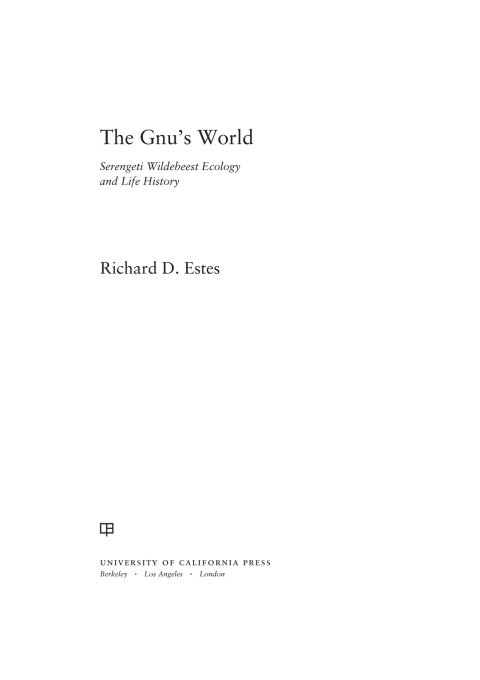 Cover image for book The Gnu's World