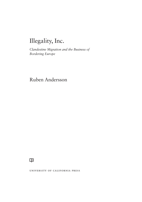 Cover image for book Illegality, Inc.