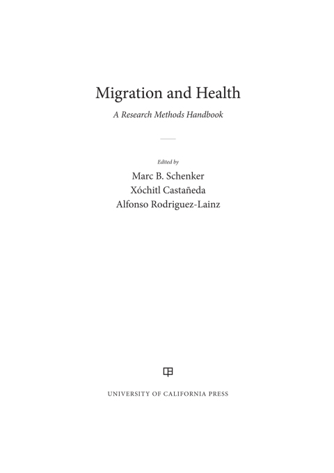 Cover image for book Migration and Health