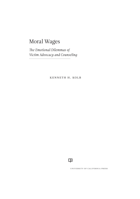 Cover image for book Moral Wages