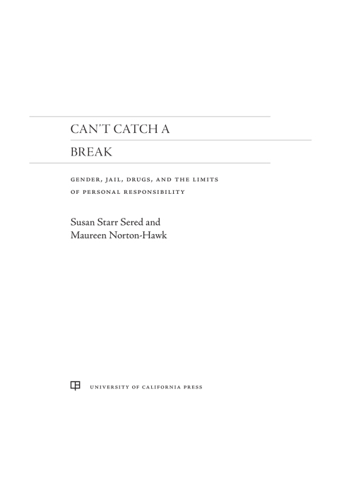 Cover image for book Can't Catch a Break