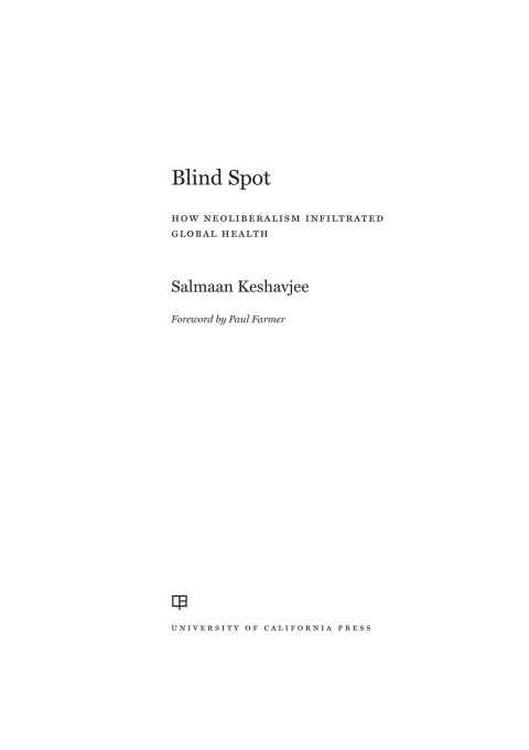 Cover image for book Blind Spot