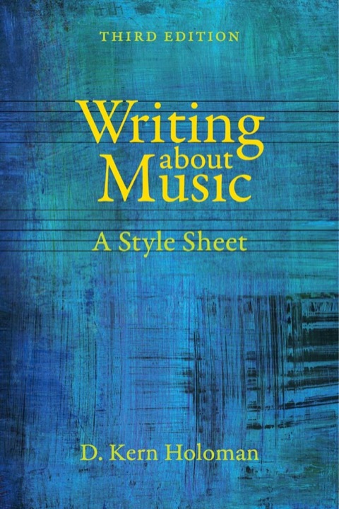 Cover image for book Writing about Music