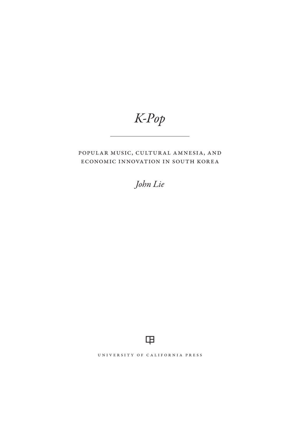 Reflowable K-Pop; $34.95