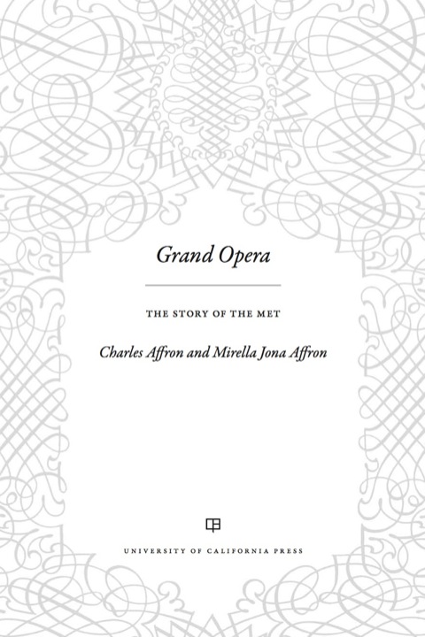 Cover image for book Grand Opera