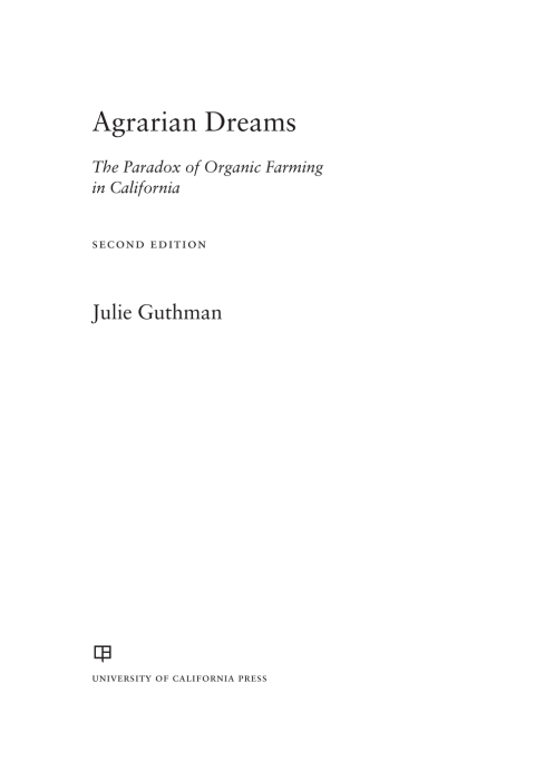 Cover image for book Agrarian Dreams