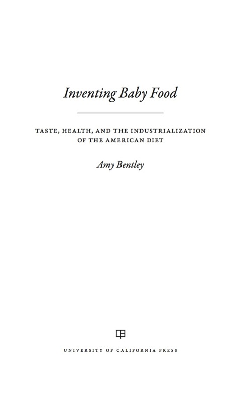 Cover image for book Inventing Baby Food
