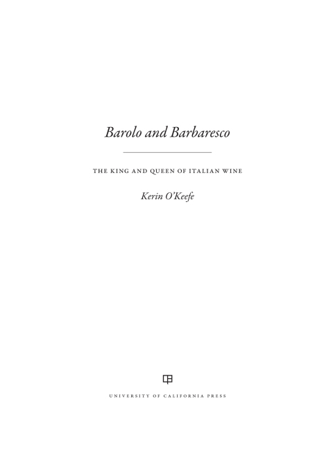 Cover image for book Barolo and Barbaresco
